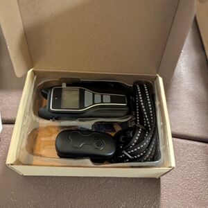 Black and Orange Dog Training Collar Set